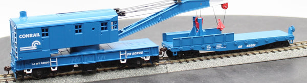 Athearn 7530 Conrail 250 Ton Crane with Tender HO SCALE Like New