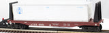 K-Line 3-Rail O GA 6991 ATSF Santa Fe Flat Car W/Bulkheads & Stakes K-6991 O SCALE Like New
