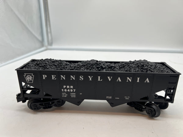 Lionel 6-16497 Pennsylvania PRR coal hopper with coal load O scale NEW