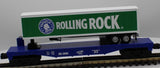 MTH Railking 30-76277 AB Rolling Rock Trailer O SCALE Like New