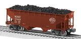 Lionel 2226050 New York Central NYC Die-cast AAR 2-Bay Hopper 2-Pack O SCALE NEW