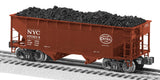 Lionel 2226050 New York Central NYC Die-cast AAR 2-Bay Hopper 2-Pack O SCALE NEW