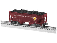 Lionel 2226060 NORFOLK SOUTHERN DIE-CAST AAR 2-BAY HOPPER 2-PACK O SCALE NEW