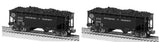 Lionel 2226070 Pittsburg & Shawmut Die-cast AAR 2-Bay Hopper 2-Pack O SCALE NEW