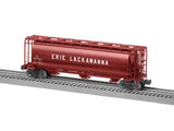 Lionel 2226110 ERIE LACKAWANNA CYLINDRICAL COVERED HOPPER #20021 O SCALE NEW