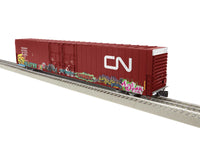 Lionel 2226390 Canadian National CN 86' 4-Door Hi-CubeBoxcar w/ graffiti O SCALE NEW