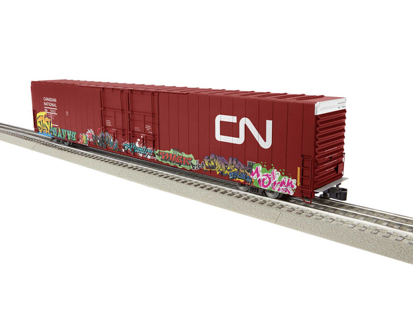 Lionel 2226390 Canadian National CN 86' 4-Door Hi-CubeBoxcar w/ graffiti O SCALE NEW