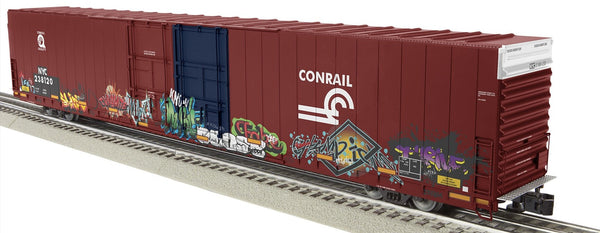 Lionel 2226400 Conrail 86' 4-Door Hi-Cube Boxcar with GRAFFITI