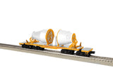 Lionel 2226430 UNION PACIFIC ROCKET BOOSTER FLATCAR 5-PACK W/ROCKET O SCALE NEW