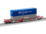 Lionel 2226582 Husky Stack Car CRLE #5496 w/ Graffiti  O SCALE NEW