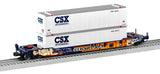 Lionel 2226592 CSX Husky Stack Container car w/ Graffiti 620365 O SCALE NEW