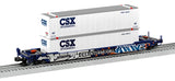 Lionel 2226592 CSX Husky Stack Container car w/ Graffiti 620365 O SCALE NEW