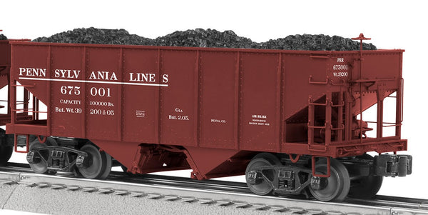 Lionel 2226941 Pennsylvania Railroad PRR 2 Bay Hopper #675001