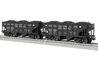 Lionel 2226950 PENNSYLVANIA COAL AND COKE 2 BAY HOPPER 2-PACK O SCALE NEW