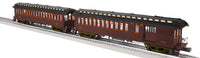 Lionel 2227070 Pennsylvania Railroad PRR Wood Coach 2 pack #1 with 2227080 Pack #2 AND 2227190 Coach/combine 2 pack