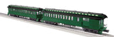 Lionel 2227460 Southern Baggage Coach with 2227470 Combine Coach and 2227480 Coach Observation Passenger Cars
