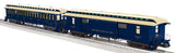 Lionel 2227490 Wabash Wood Passenger Cars Baggage / Coach, 2227500 Combine / Coach AND 2227510 Coach / Observation (Set of 6 cars) O Scale NEW