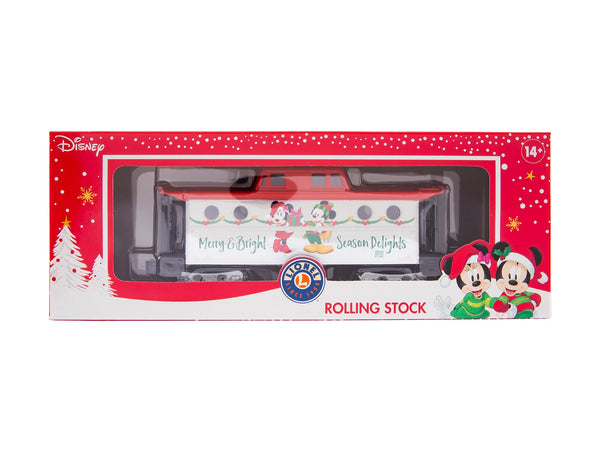 Lionel 2228220 Mickey & Friends Christmas Caboose O SCALE NEW