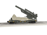 Lionel 2228290 Army Big Cannon Car O SCALE NEW