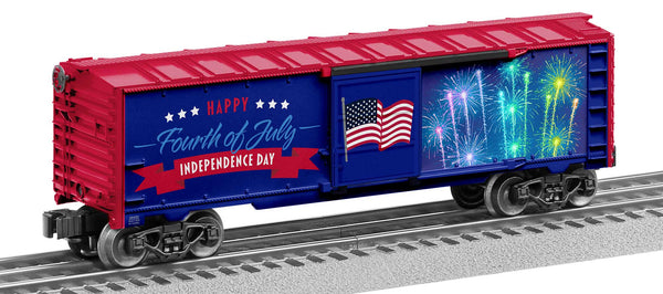Lionel 2228400 Fourth of July Illuminated Car with Sound limited O SCALE NEW