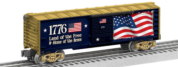 Lionel 2228410 American Flag LED Car O SCALE NEW
