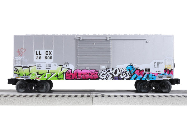 Lionel 2228500 GRAFFITI HI-CUBE BOXCAR LL CX 500 O SCALE NEW