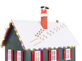 Lionel 2229290 UP ON THE ROOFTOP CHRISTMAS HOUSE O SCALE Like New