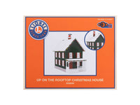 Lionel 2229290 UP ON THE ROOFTOP CHRISTMAS HOUSE O SCALE Like New