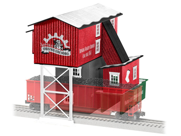 Lionel 2229320 Christmas Coal Works Lighted Coaling Station O SCALE NEW