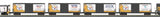 MTH Railking 30-4171-1 NFL Pittsburgh Steelers Super Bowl Dash-8 R-T-R Deluxe Freight Train Set with Proto-Sound 2.0 O SCALE Used Excellent  Damaged Box as is cosmetically