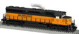 Lionel 2233111 Milwaukee Road Legacy SD45 #6 with 2233118 Legacy SD45 Superbass #10