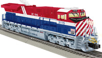 Lionel 2233451 British Columbia Rail Heritage ES44AC Legacy #3115 BTO with 2233459 Non Powered