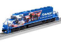 Lionel 2233551 SAVAGE SD40-2 Legacy Engine #8638 WITH 2233559 SAVAGE Non-Pwd (Set of 2) O Scale NEW