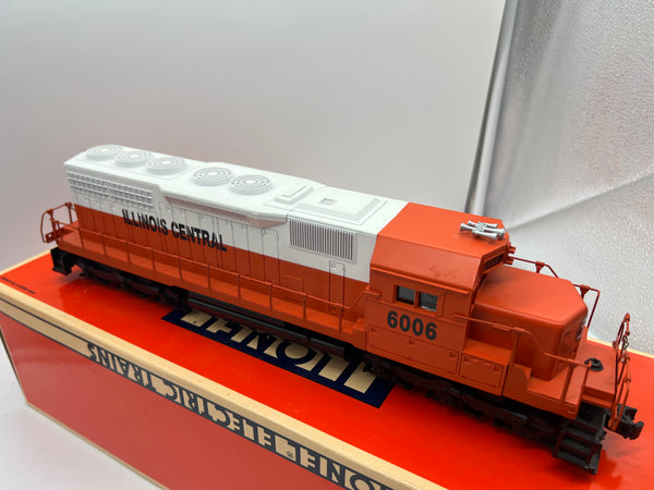 Lionel 6-18210 IC Illinois Central SD-40 dual motor diesel #6006 1993 O scale Like New