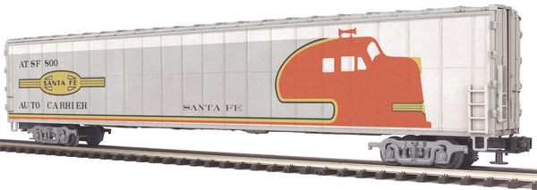 MTH Premier 20-98345 Santa Fe 75' AutoTrain Auto Carrier #802 O SCALE Like New