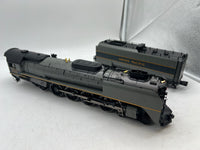 MTH Premier 20-3532-1 Union Pacific UP FEF 4-8-4 Northern Steam Engine - TT Gray w/Yellow Stripes With Proto-Sound 3.0 O SCALE Like New