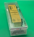 Micro-Trains 103040 Milwaukee Road  60' boxcar Excess height, waffle side, double plug doors  N SCALE Like New