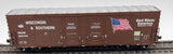 Athearn 96923 Wisconsin & Southern 50' Double Door Plug Boxcar #503144 9/11 Tribute God Bless America Patriotic HO Scale  Like New