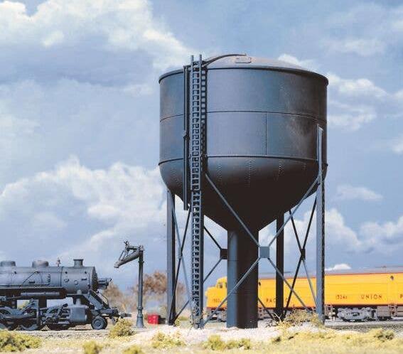 Walthers 933-3043 Steel Water Tank -- Kit - 3-1/4 x 3 x 7" 11.3 x 7.5 x 17.5 cm HO Scale NEW