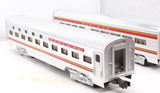 MTH 20-6121 SANTA FE 60' Slp/Din Aluminum Passenger Set Premier O Scale Like New