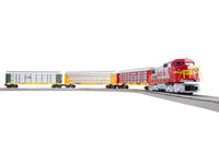 Lionel 2323030 SANTA FE AUTORACK LIONCHIEF w/Bluetooth 5.0 SET O SCALE NEW