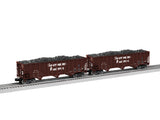 Lionel 2326128 Southern Pacific 100 ton Hopper 2 pack O SCALE NEW