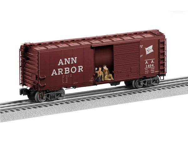 Lionel 2326250 ANN ARBOR HOBO BOXCAR #1404 w sounds O SCALE  NEW Damaged Box