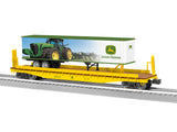 Lionel 2326410 JOHN DEERE 50' FLATCAR W/ TRAILER O SCALE NEW