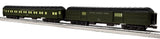 Lionel 2327140 US Army USATC 18" Passenger Car 2-Pack A, 2327150 2-Pack B, 2327160 2-Pack C O SCALE NEW