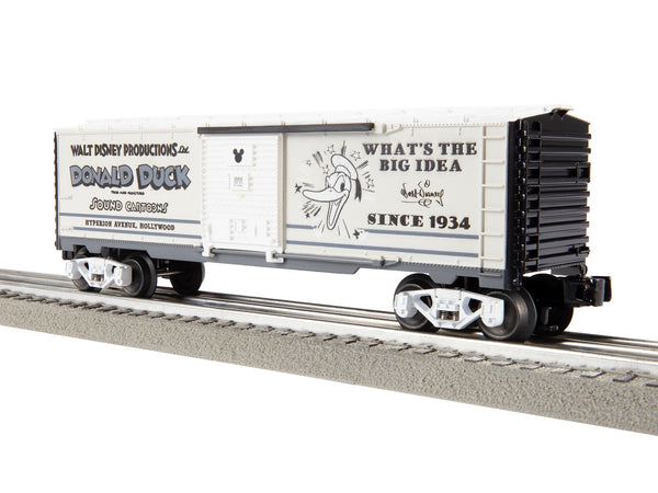Lionel 2328450 Disney100 Donald Duck Vault Moments Boxcar O SCALE NEW