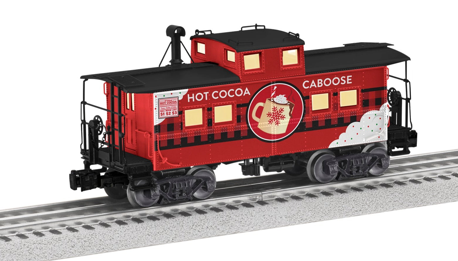 peg perego train caboose Lionel 2329170 Hot Cocoa Christmas NE Caboose with Deck Kit o scale ne
