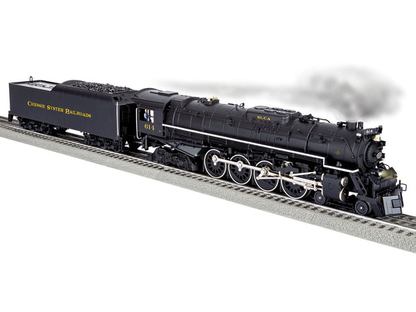 Lionel 2331110 CHESSIE SYSTEM LEGACY GREENBRIER STEAM LOCOMOTIVE BLACK #614 O SCALE NEW LIMITED