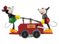 Lionel 2335190 DISNEY'S MICKEY MOUSE AND MINNIE MOUSE HANDCAR - RED O SCALE NEW (no outer brown box)