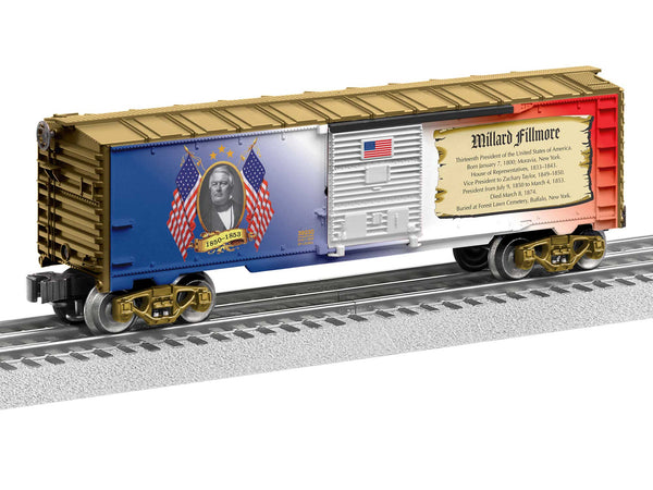 Lionel 2338030 PRESIDENTIAL SERIES: MILLARD FILLMORE BOXCAR O SCALE NEW